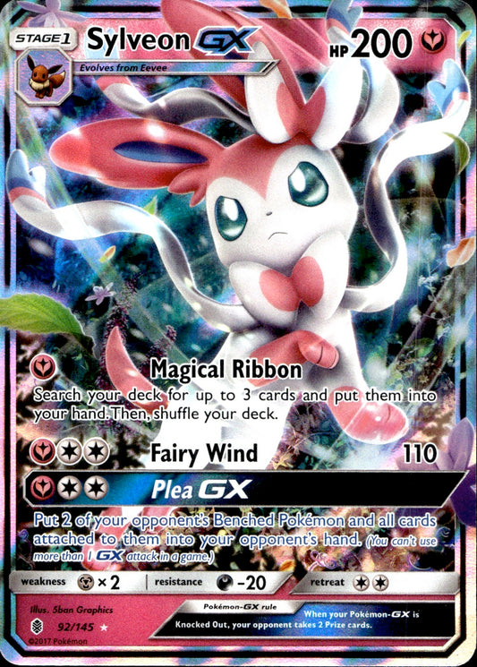 Sylveon GX (92/145) - Guardians Rising - Near Mint