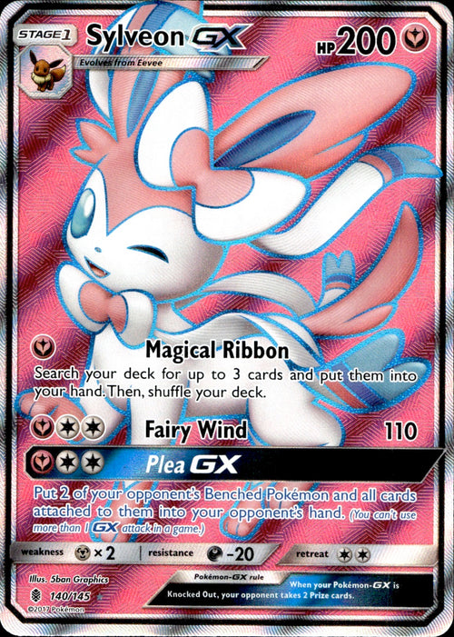 Sylveon GX (140/145) - Guardians Rising - Near Mint