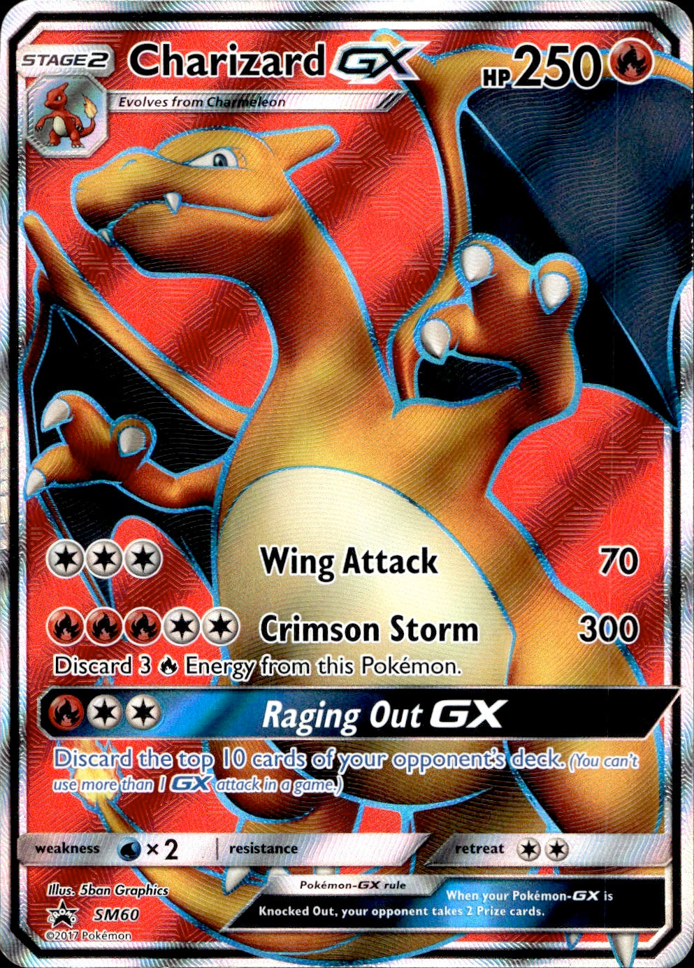 Charizard GX (SM60) - Black Star Promo - Light Play – PokeRand