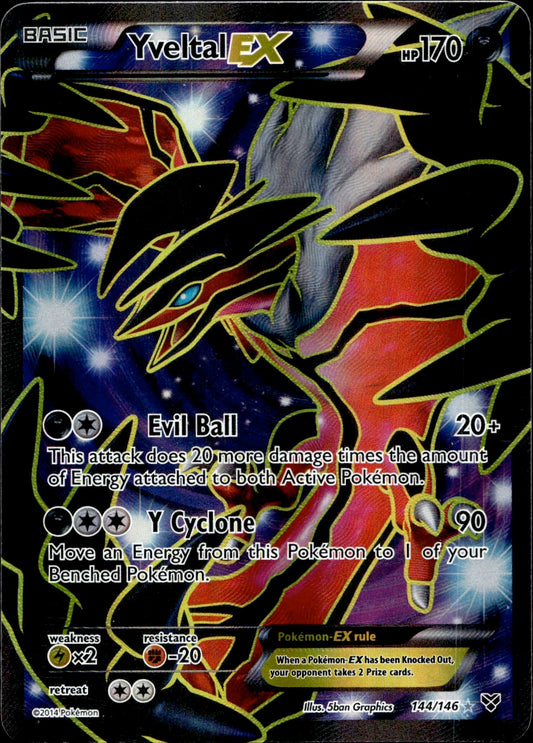 Yveltal EX (144/146) - XY Base - Light Play