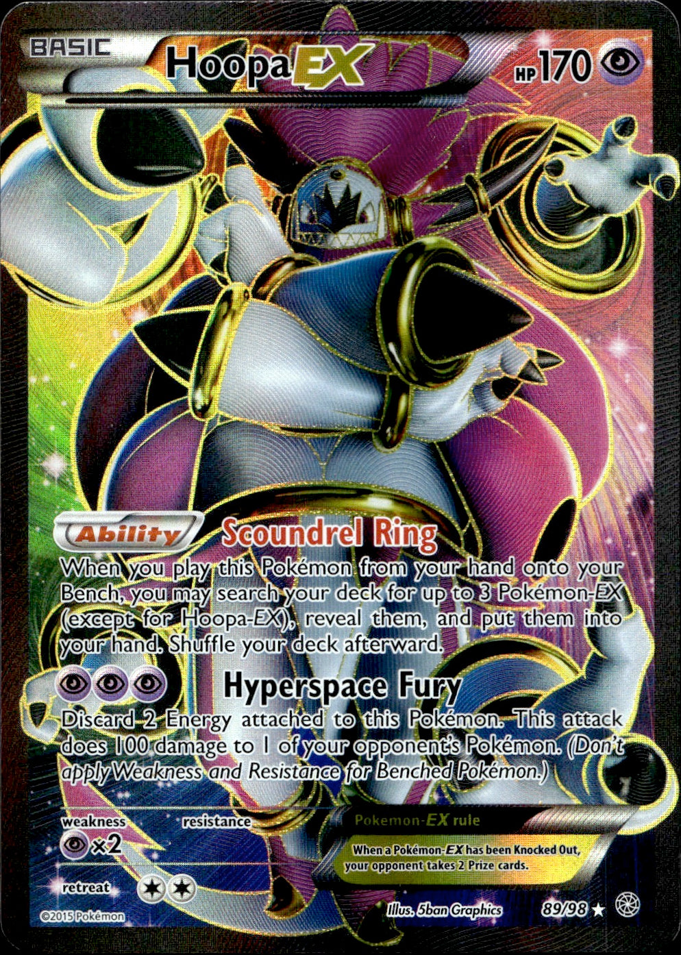 Hoopa EX (89/98) - Ancient Origins - Medium Play