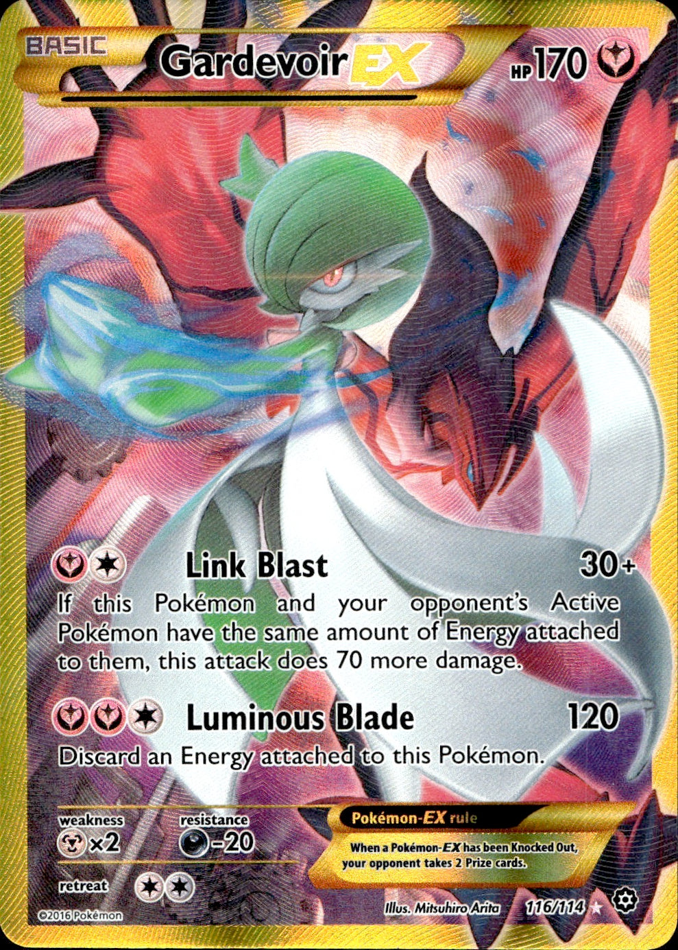 Gardevoir EX (116/114) - Steam Siege - Light Play