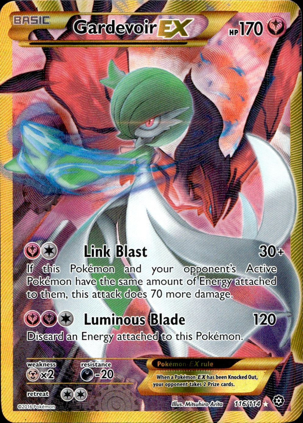 Gardevoir EX (116/114) - Steam Siege - Near Mint