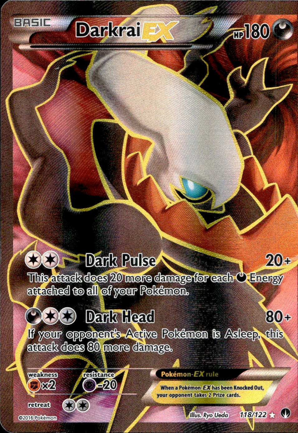 Darkrai EX (118/122) - Breakpoint - Light Play