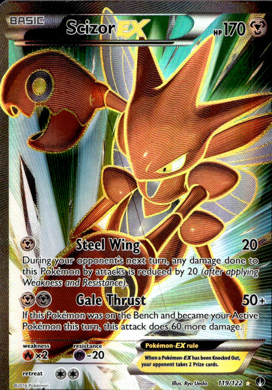 Scizor EX (119/122) - Breakpoint - Near Mint