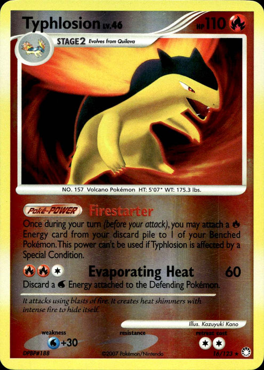 Typhlosion Lv.46 (Reverse) (DPBP188) - Mysterious Treasures - Light Play