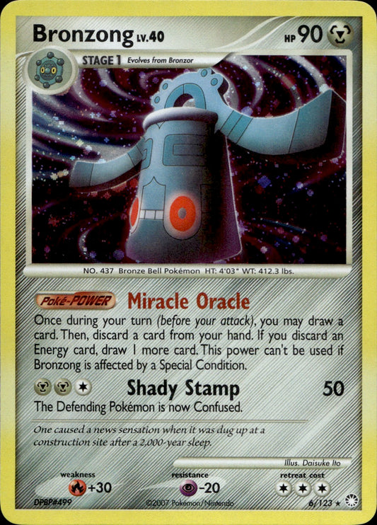 Bronzong 6/123 - Mysterious Treasures Holofoil