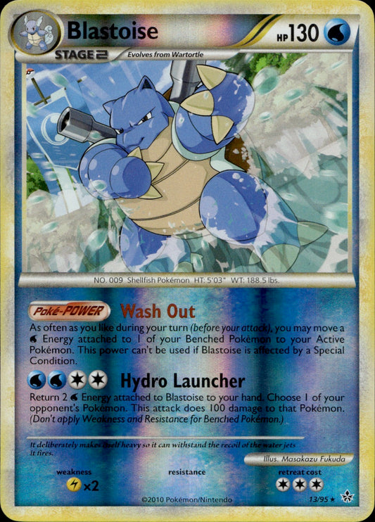 Blastoise 13/95 - HSUnleashed Reverse Holofoil