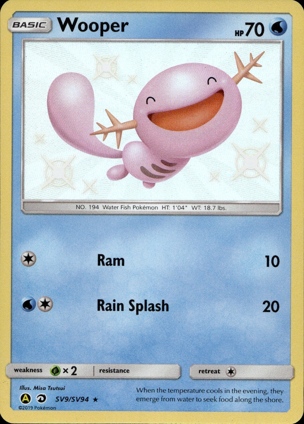 Wooper SV9/94 - Shiny Vault Holofoil