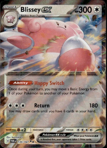 Blissey ex double rare 134/167 - Twilight Masquerade