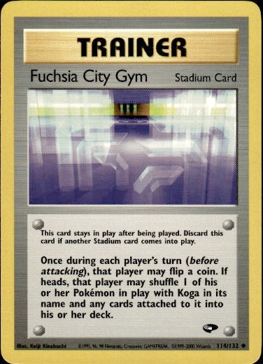 Fuchsia City Gym Uncommon  114/132 Gym Challenge