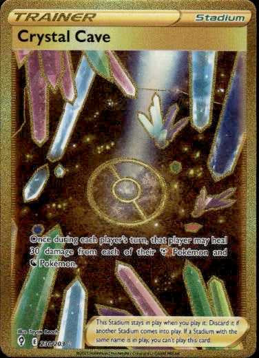 230/203 Crystal Cave - Gold Card - Evolving Skies