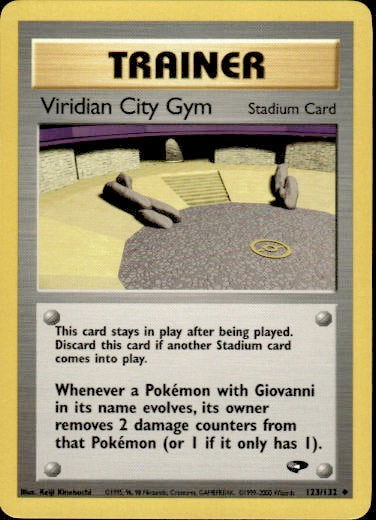 Viridian City Gym Uncommon  123/132 Gym Challenge