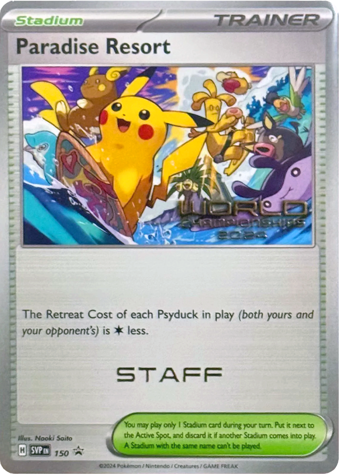 Paradise Resort (STAFF) World Championships 2024 - 150 Black Star Promo