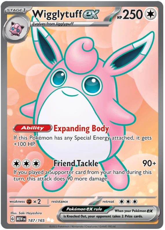 Wigglytuff ex - Ultra Rare - 187/165 - Pokemon 151 (English) - PokeRand