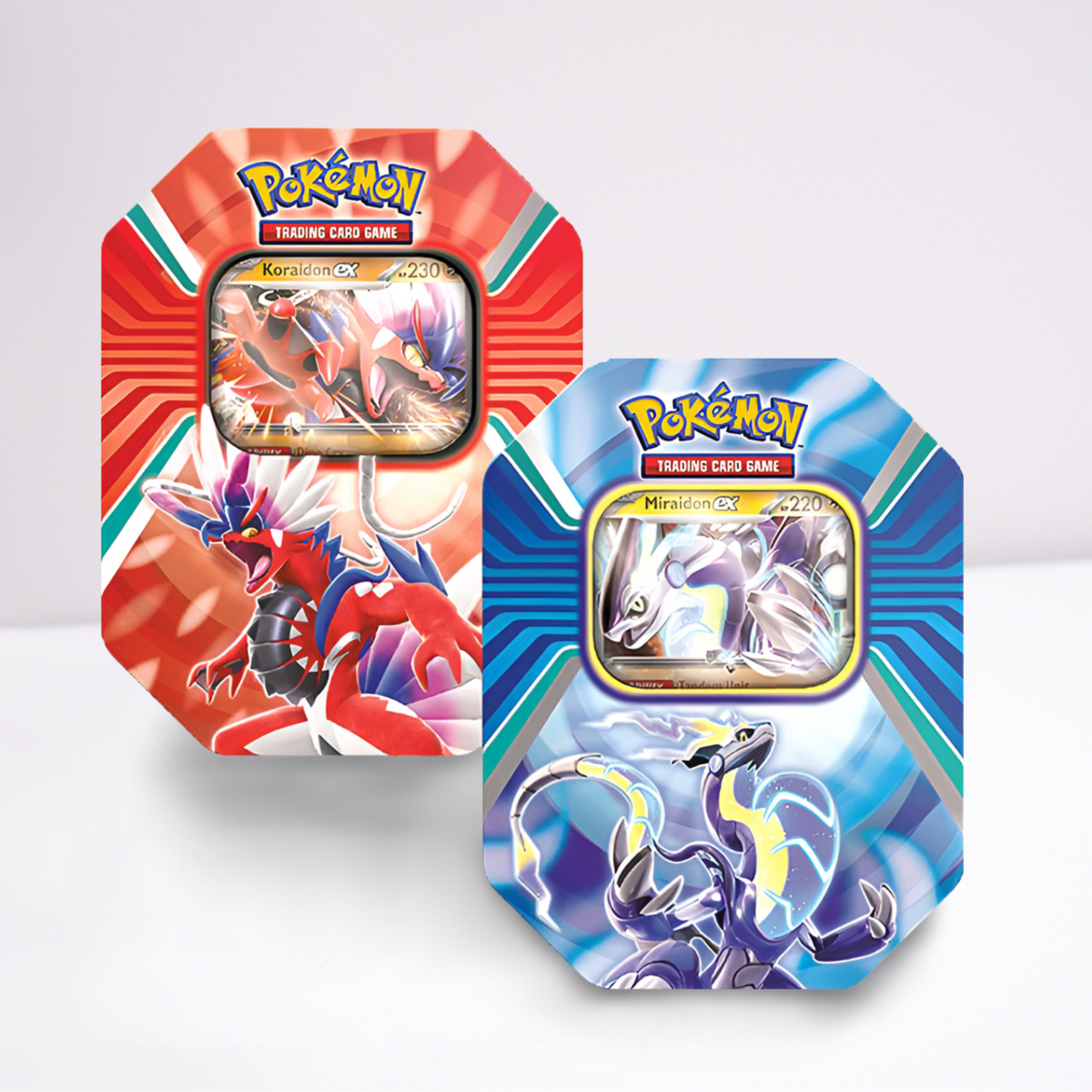 Paldea Legends Tins (Koraidon ex / Miraidon ex) Revealed