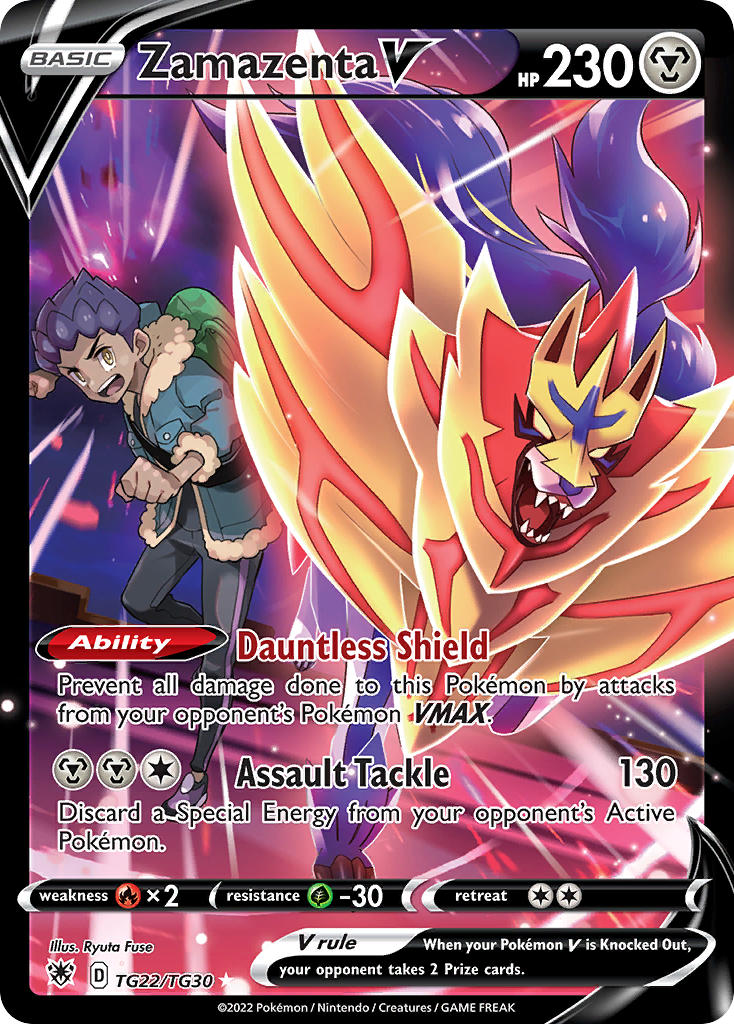 Zamazenta V - Trainer Gallery - Astral Radiance - TG22/TG30