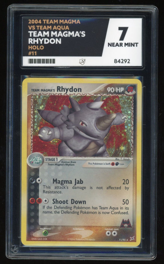 Team Magma's Rhydon - Holo - 11/95 - Team Magma VS Team Aqua - ACE 7