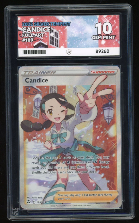 Candice - Full Art - 189/195 - Silver Tempest - ACE 10