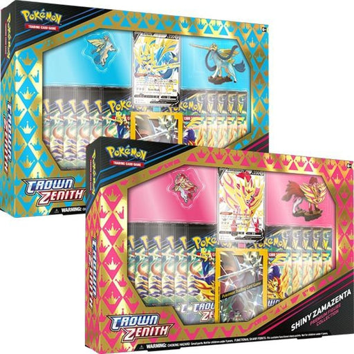 Crown Zenith Premium Figure Collection Box - Shiny Zacian/Zamazenta - PokeRand