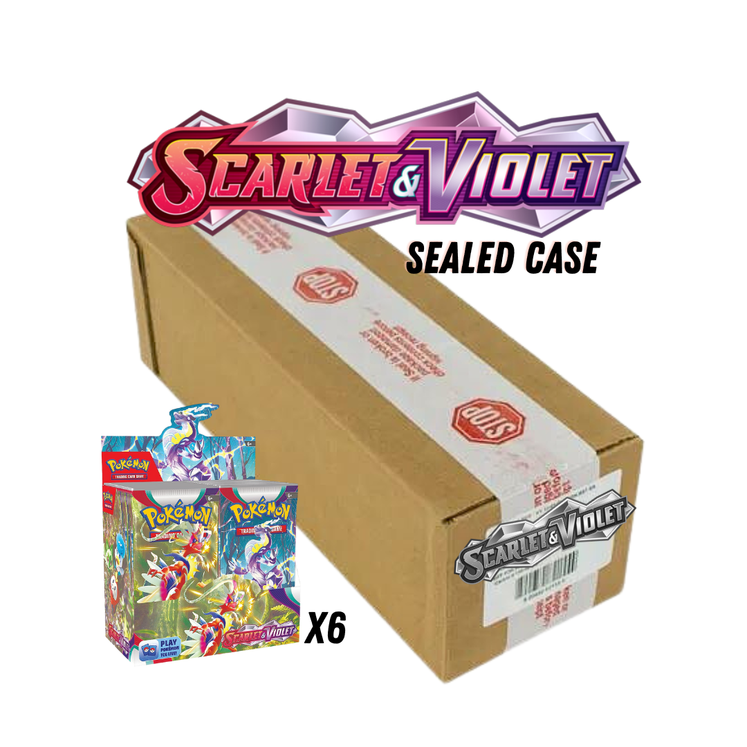 Sealed Case - Scarlet & Violet Base Pokemon Booster Box (6 boxes) - PokeRand