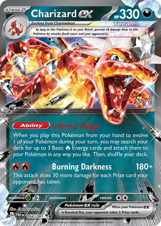 Charizard ex (054/091) Double Rare - Paldean Fates - PokeRand