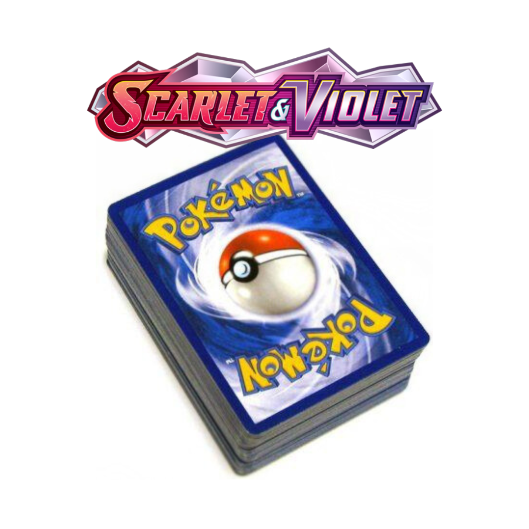 100 x Scarlet and Violet Bulk Cards - PokeRand