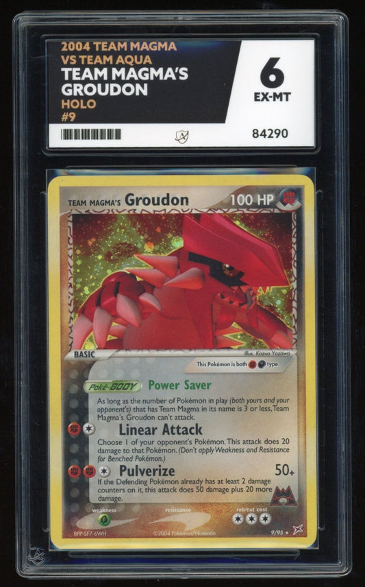 Team Magma's Groudon - Holo - 9/95 - Team Magma VS Team Aqua - ACE 6