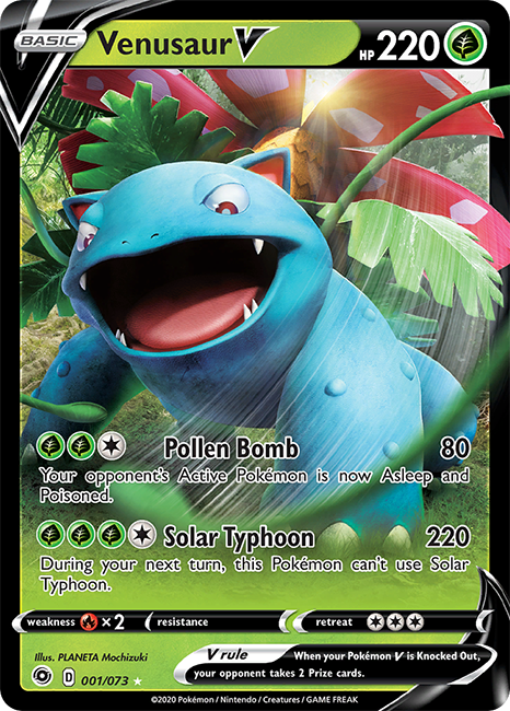 Venusaur V (001/073) - Champion's Path - PokeRand