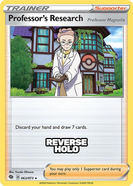 Professor's Research (062/073) Reverse Holo - PokeRand