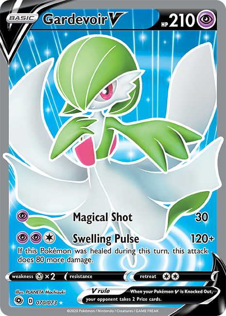 Gardevoir V Full Art (070/073) - Champion's Path - PokeRand