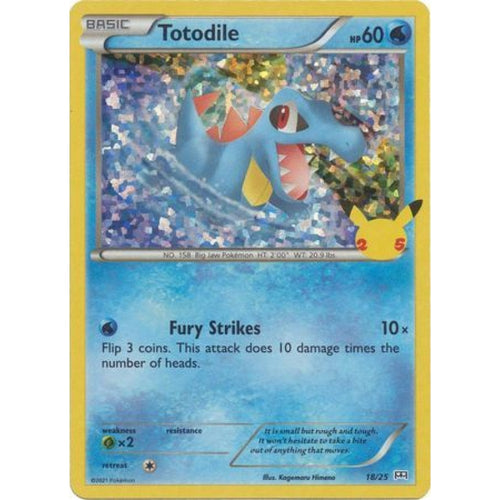 Totodile - Holo - Mcdonalds Collection 2021 - 18/25 - PokeRand