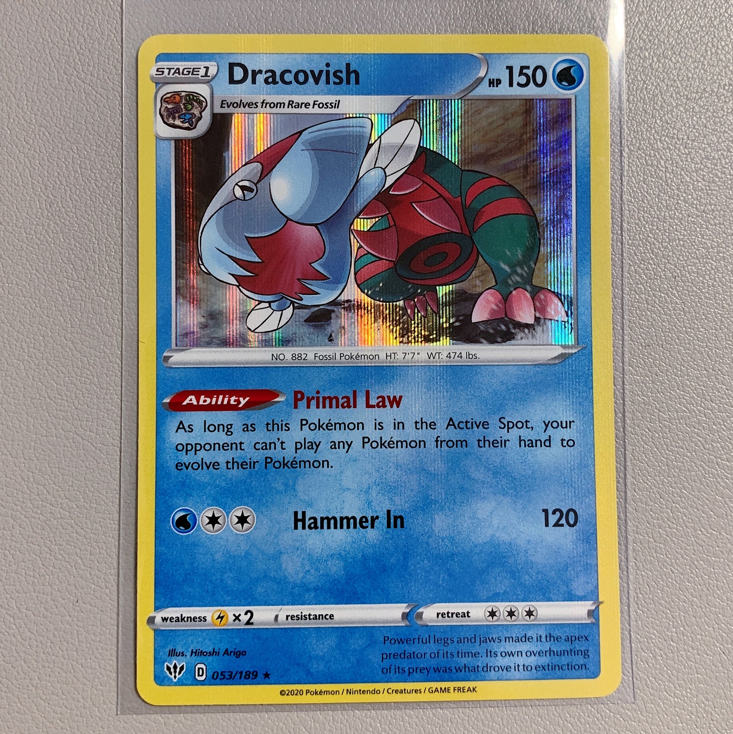 Dracovish (053/189) - Darkness Ablaze - PokeRand