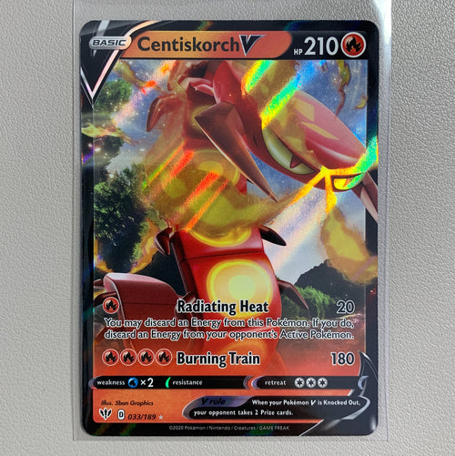 Centiskorch V (033/189) - Darkness Ablaze - PokeRand