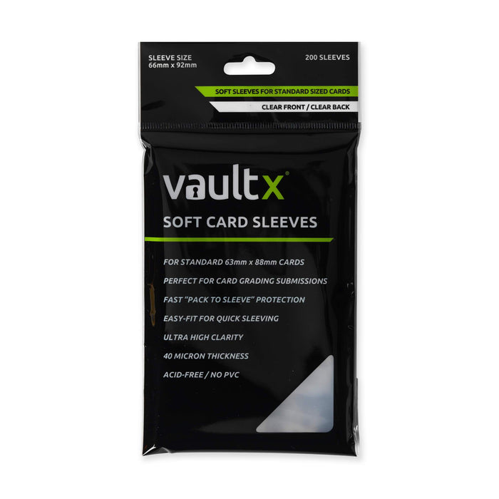 Vault X Soft Card Sleeves - (200 Sleeves) - PokeRand