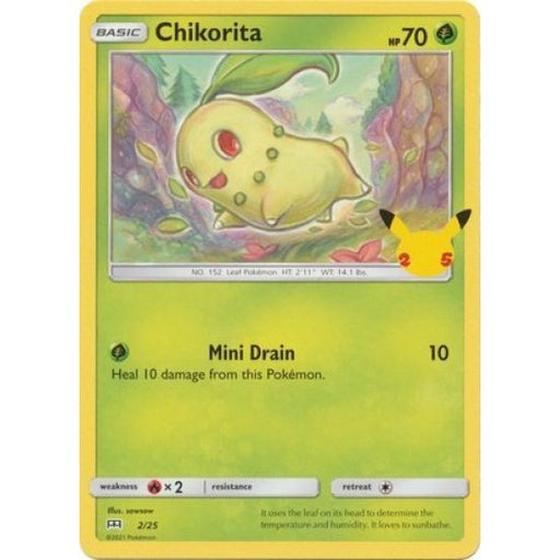 Chikorita (McDonald's Collection 2021 2/25) – TCG Collector