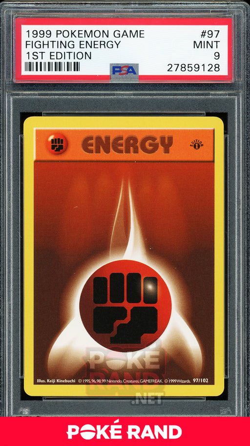 Fighting Energy (PSA 9) 1st Edition Base Set - PokeRand