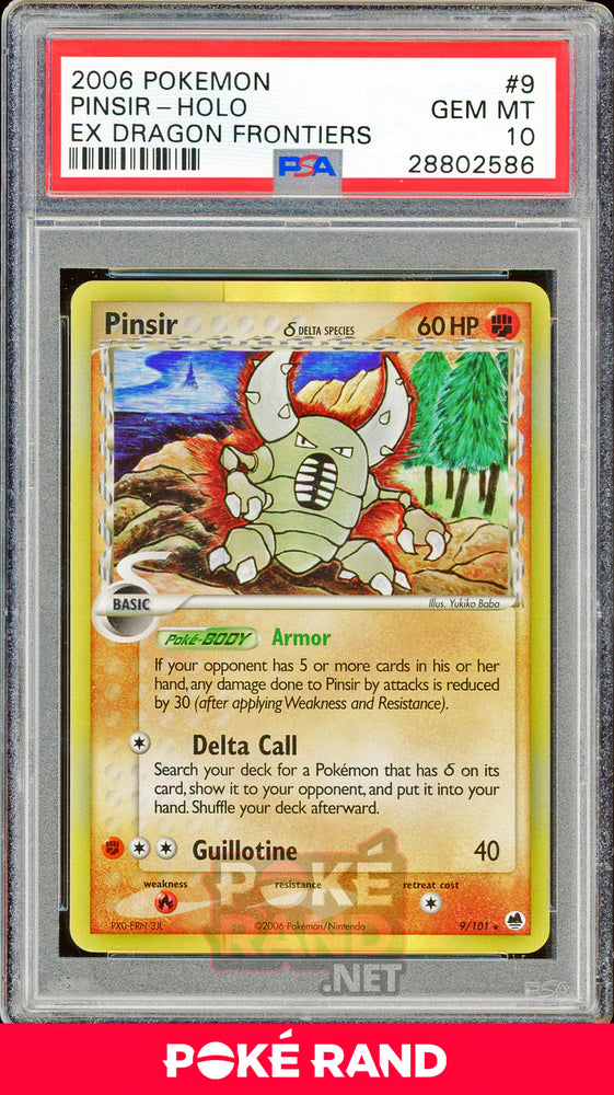 Pinsir (#9) PSA 10 - Ex Dragon Frontiers - PokeRand