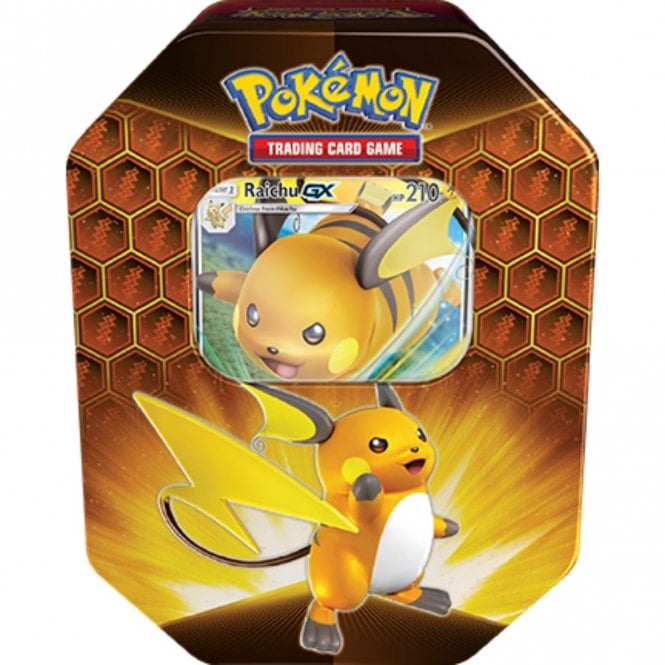 Hidden Fates Collectors Tin - Raichu GX (Reprint) - PokeRand