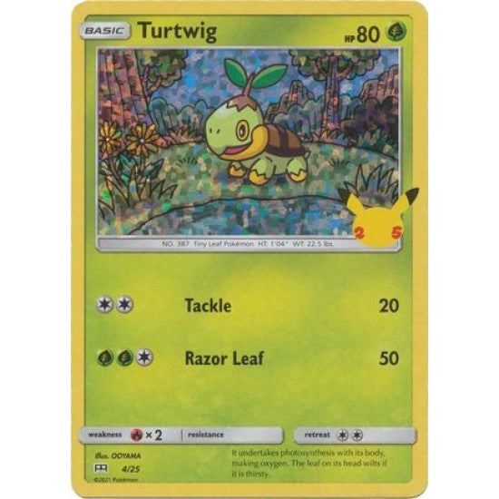 Turtwig - NON HOLO - Mcdonalds Collection 2021 - 4/25 - PokeRand