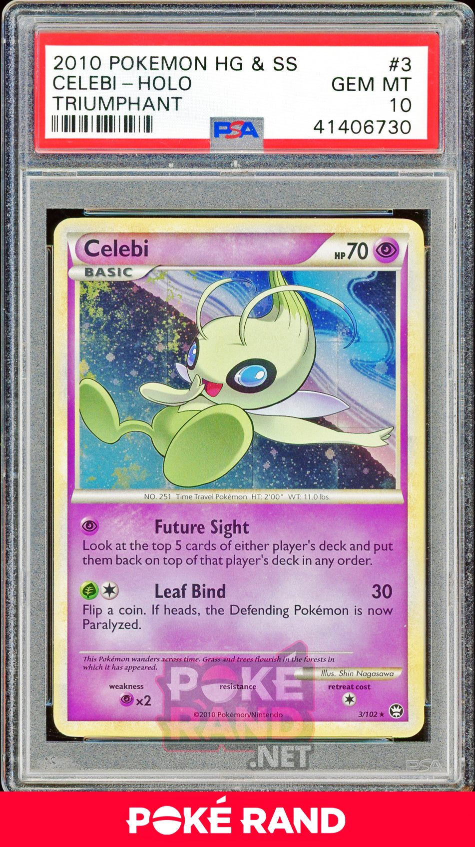 Celebi (#3) PSA 10 - Triumphant - PokeRand