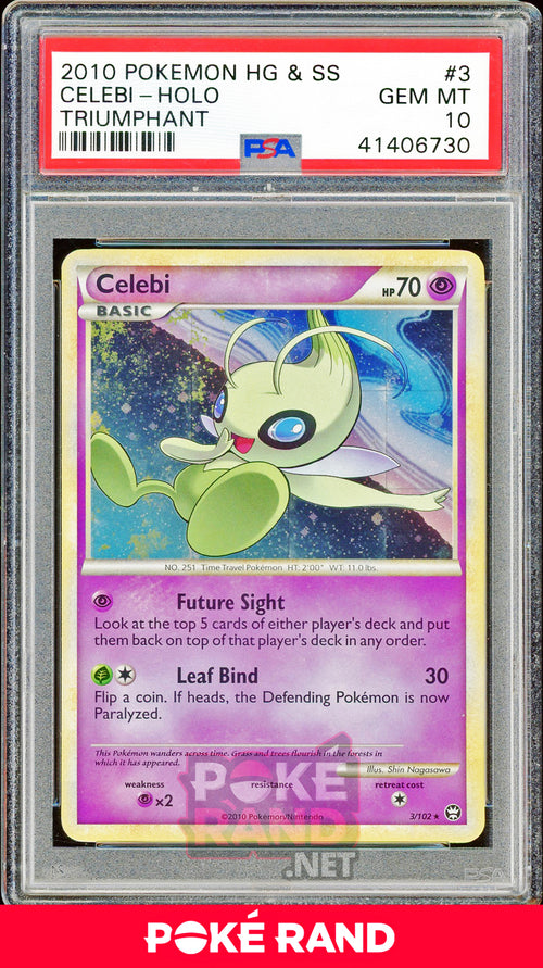 Celebi (#3) PSA 10 - Triumphant - PokeRand