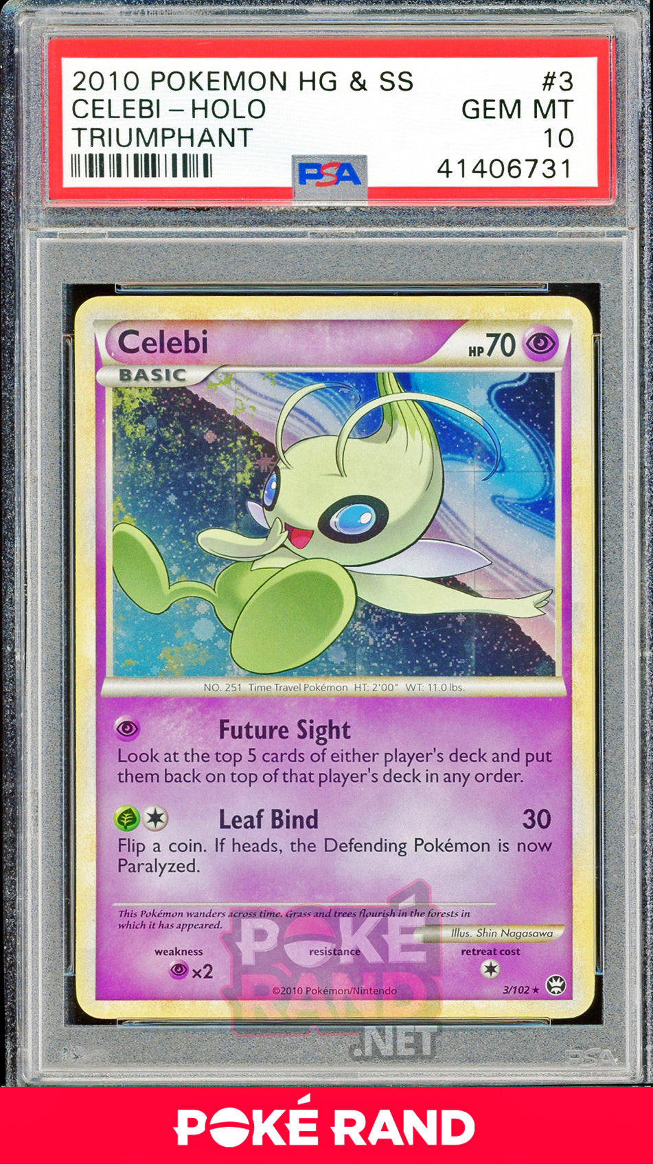 Celebi (#3) PSA 10 - Triumphant - PokeRand