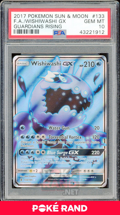 Wishiwashi GX (#133) PSA 10 - Guardians Rising - PokeRand