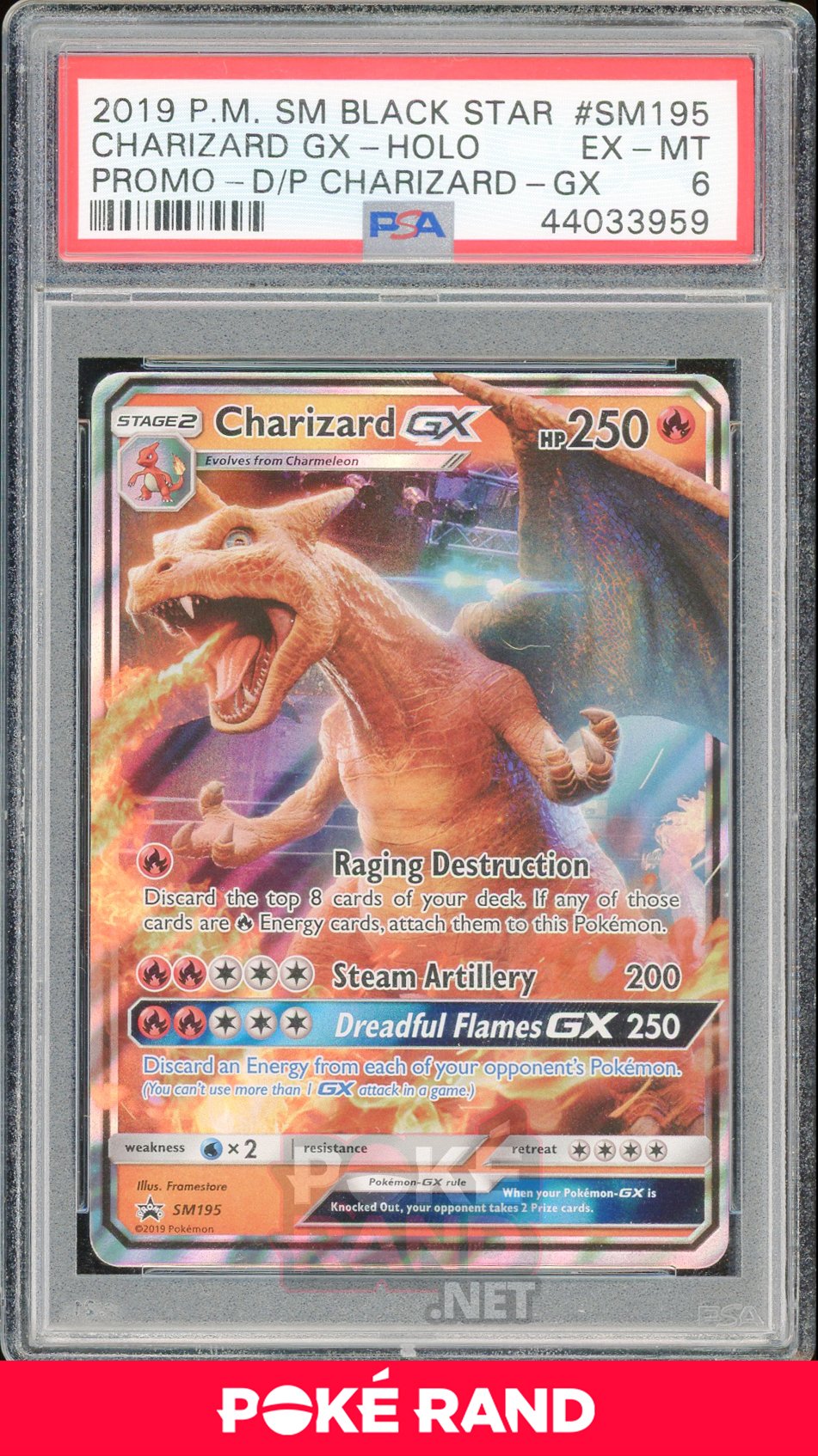 Charizard GX (#SM195) PSA 6 - Black Star Promo - PokeRand