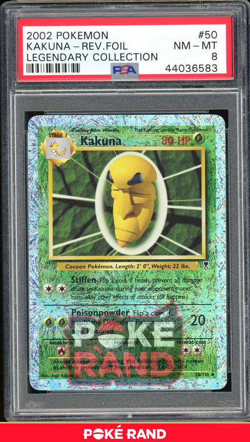 Kakuna - Rev. Foil - Legendary Collection (PSA 8) - 50/110 - PokeRand