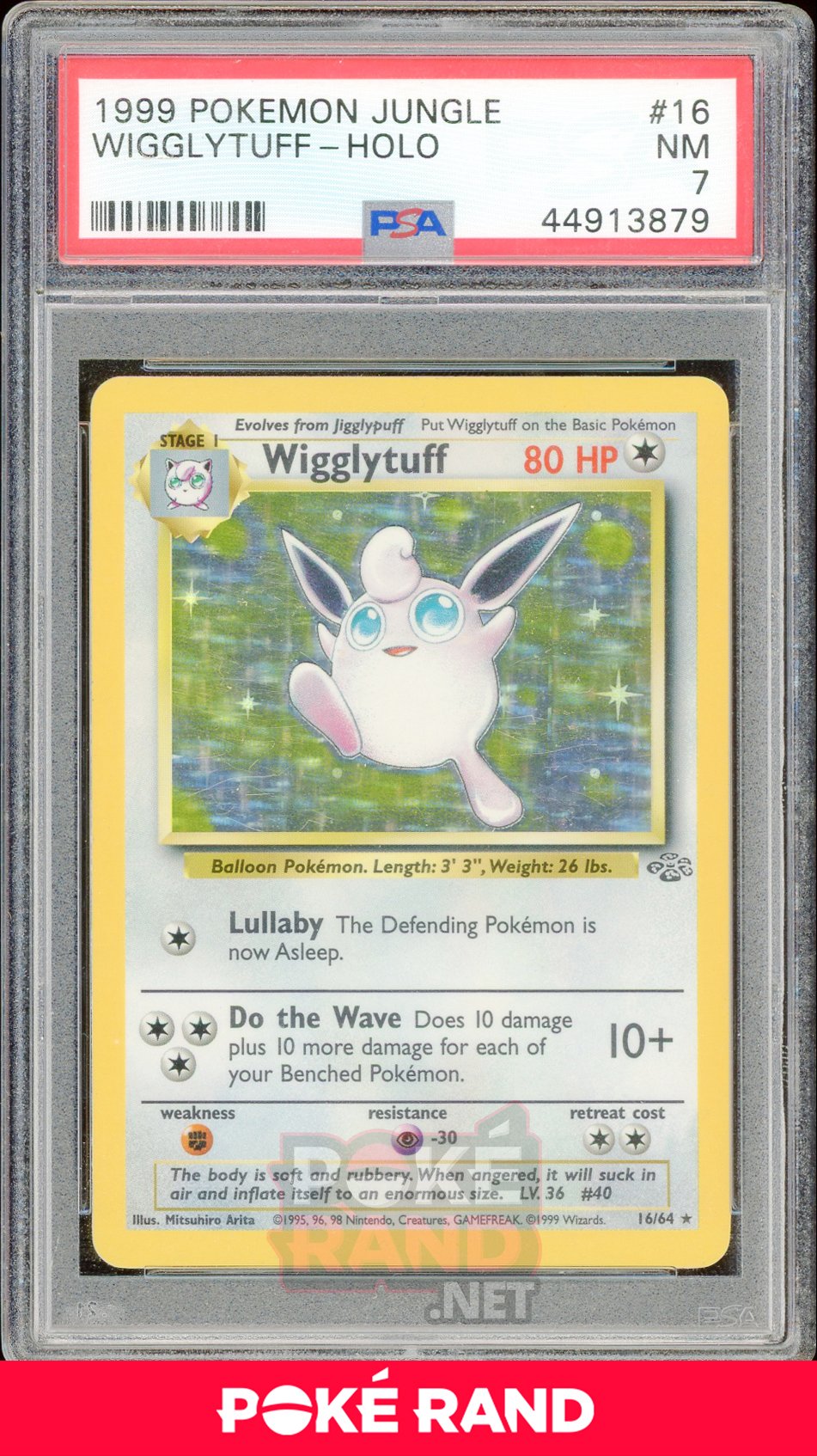 Wigglytuff (#16) PSA 7 - Jungle - PokeRand