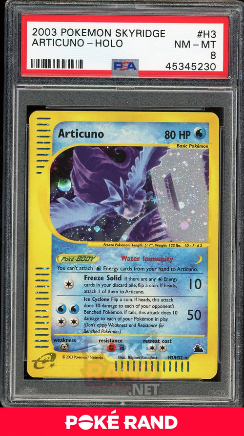 Articuno (PSA 8) - Skyridge #H3 - PokeRand