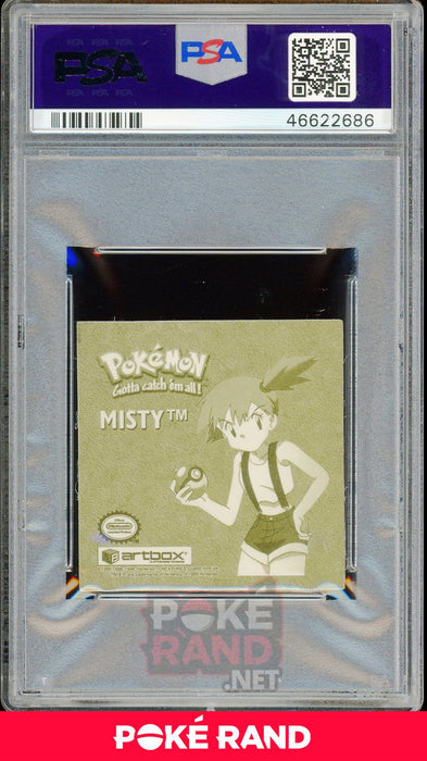 Misty R01 PSA 8 - Sticker - PokeRand