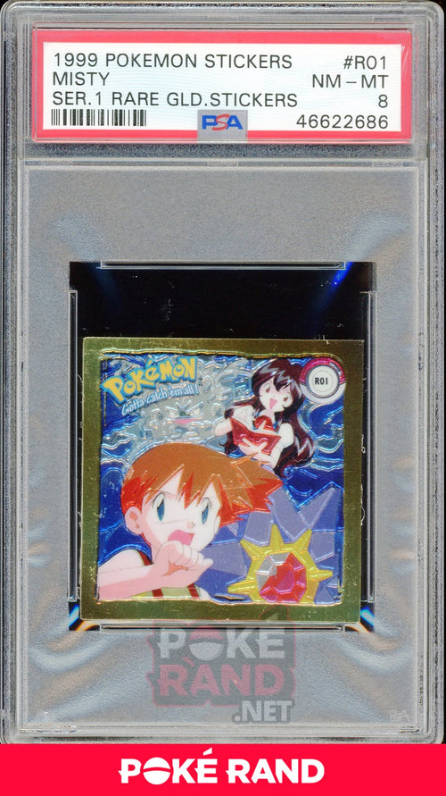 Misty R01 PSA 8 - Sticker - PokeRand